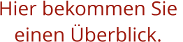 Hier bekommen Sie einen Überblick.